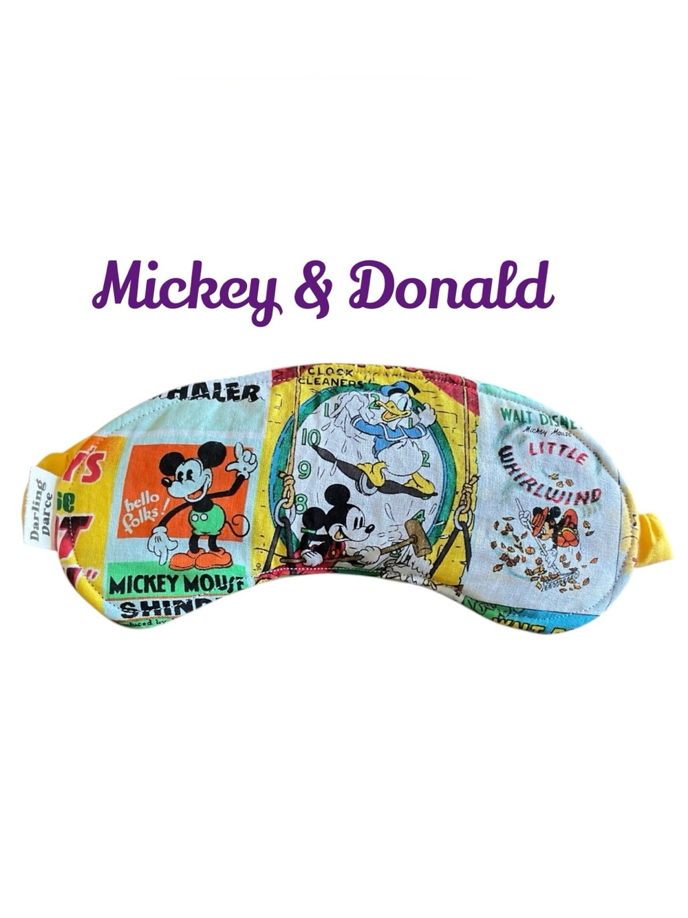 Classic Mickey and Donald Print Kids Sleep Mask